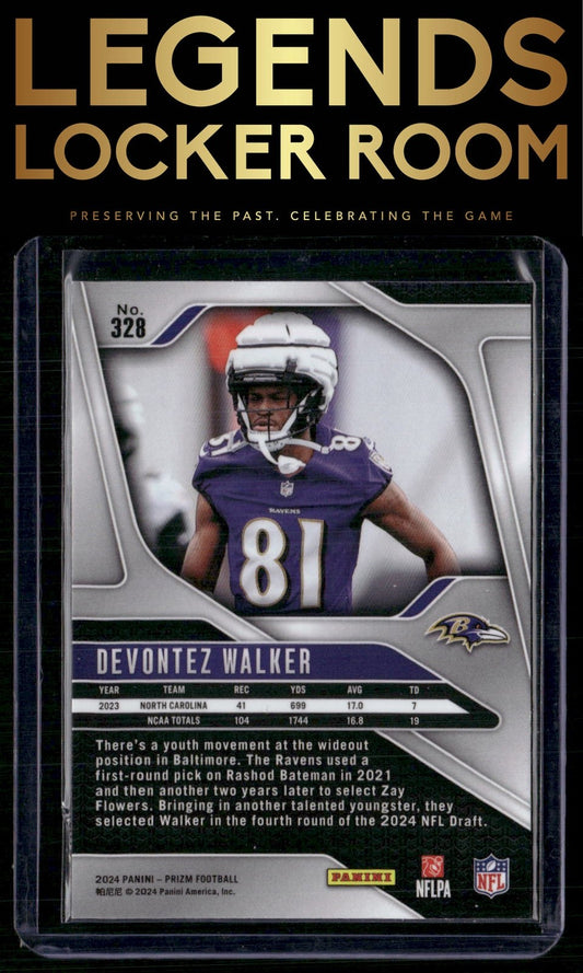 2024 Panini Prizm #328 Devontez Walker