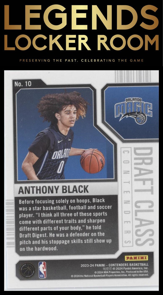 2023-24 Panini Contenders #10 Anthony Black 2023 Draft Class Contenders