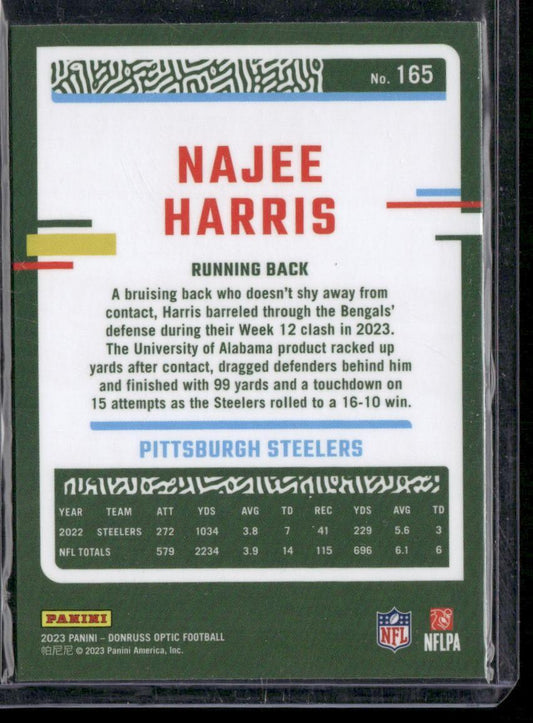 2023 Donruss Optic #165 Najee Harris