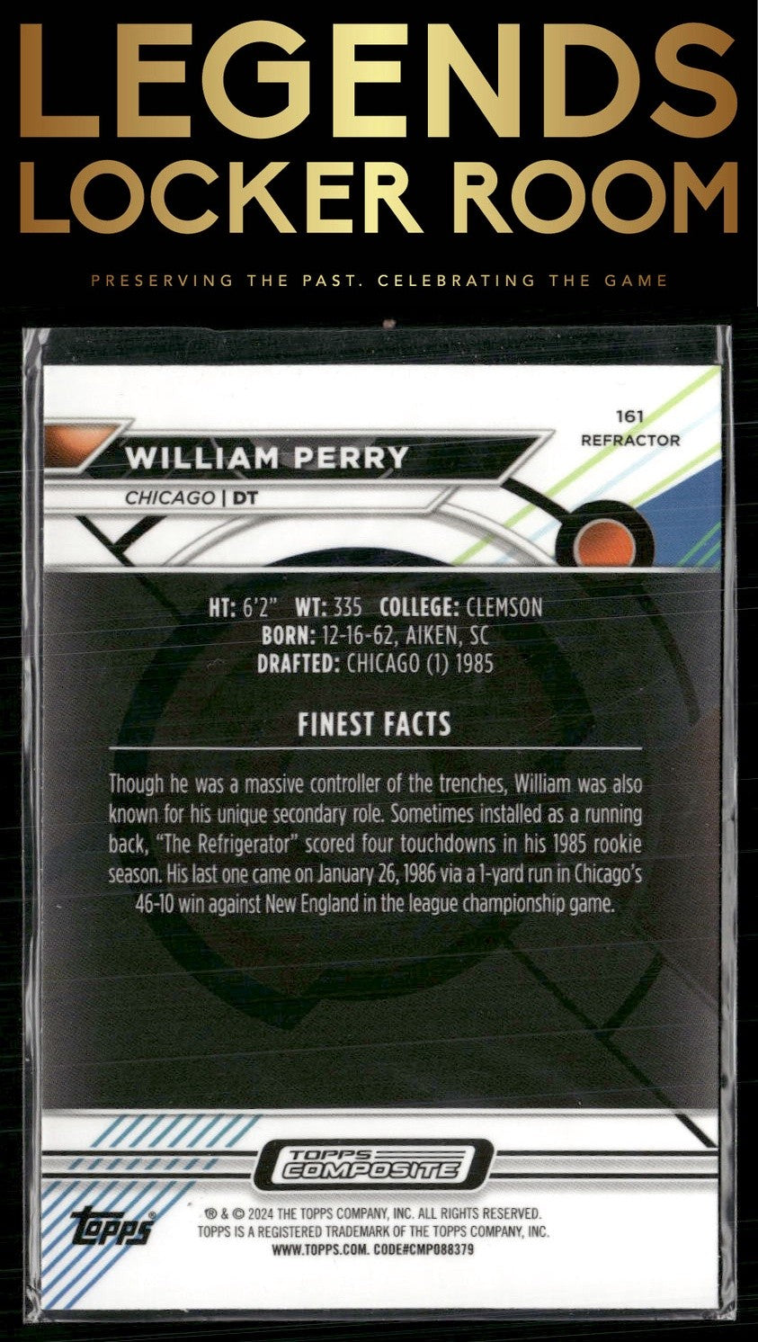 2023 Topps Composite #161 William Perry Finest Refractor