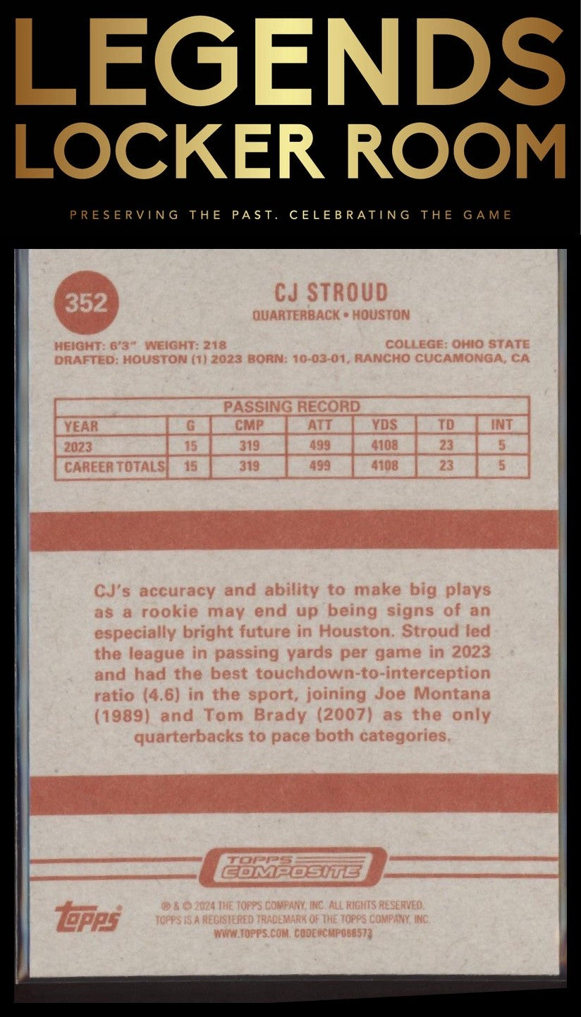 2023 Topps Composite #352 CJ Stroud