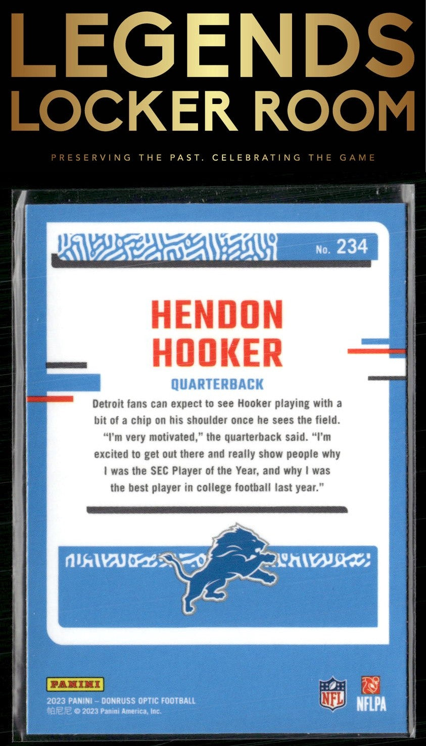2023 Donruss Optic #234 Hendon Hooker