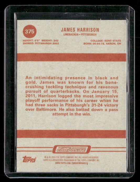 2023 Topps Composite #375 James Harrison