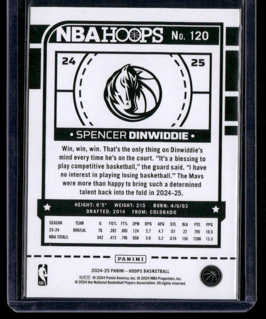 2024-25 Hoops #120 Spencer Dinwiddie