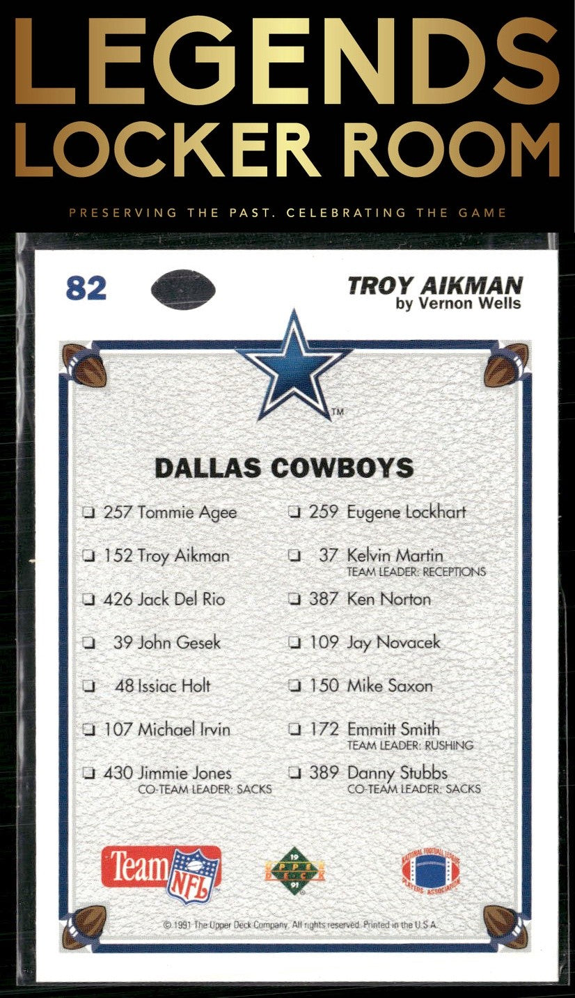 1991 Upper Deck #82 Troy Aikman