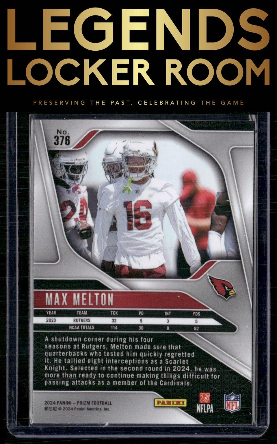 2024 Panini Prizm #376 Max Melton