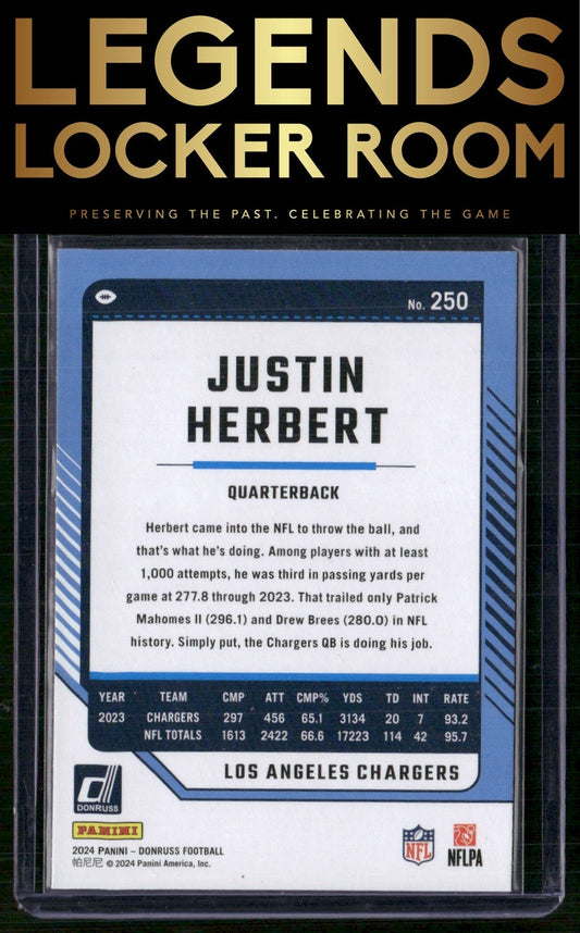 2024 Donruss #250 Justin Herbert