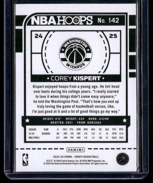 2024-25 Hoops #142 Corey Kispert