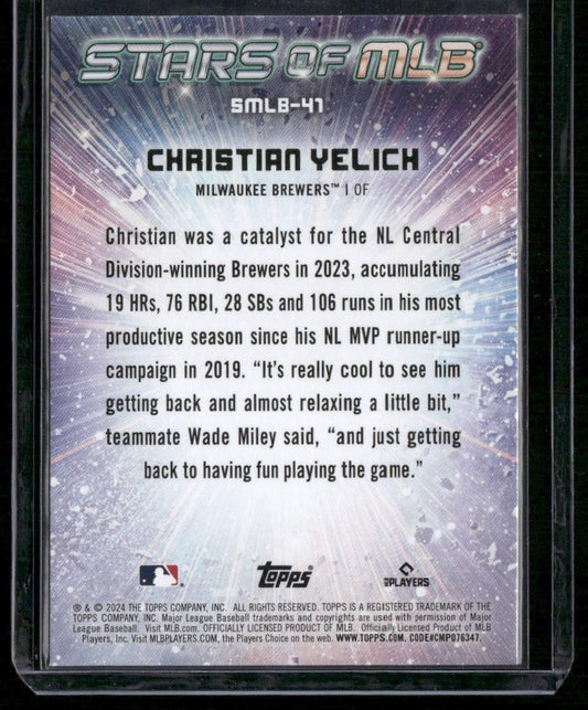 2024 Topps #SMLB-41 Christian Yelich Stars of MLB