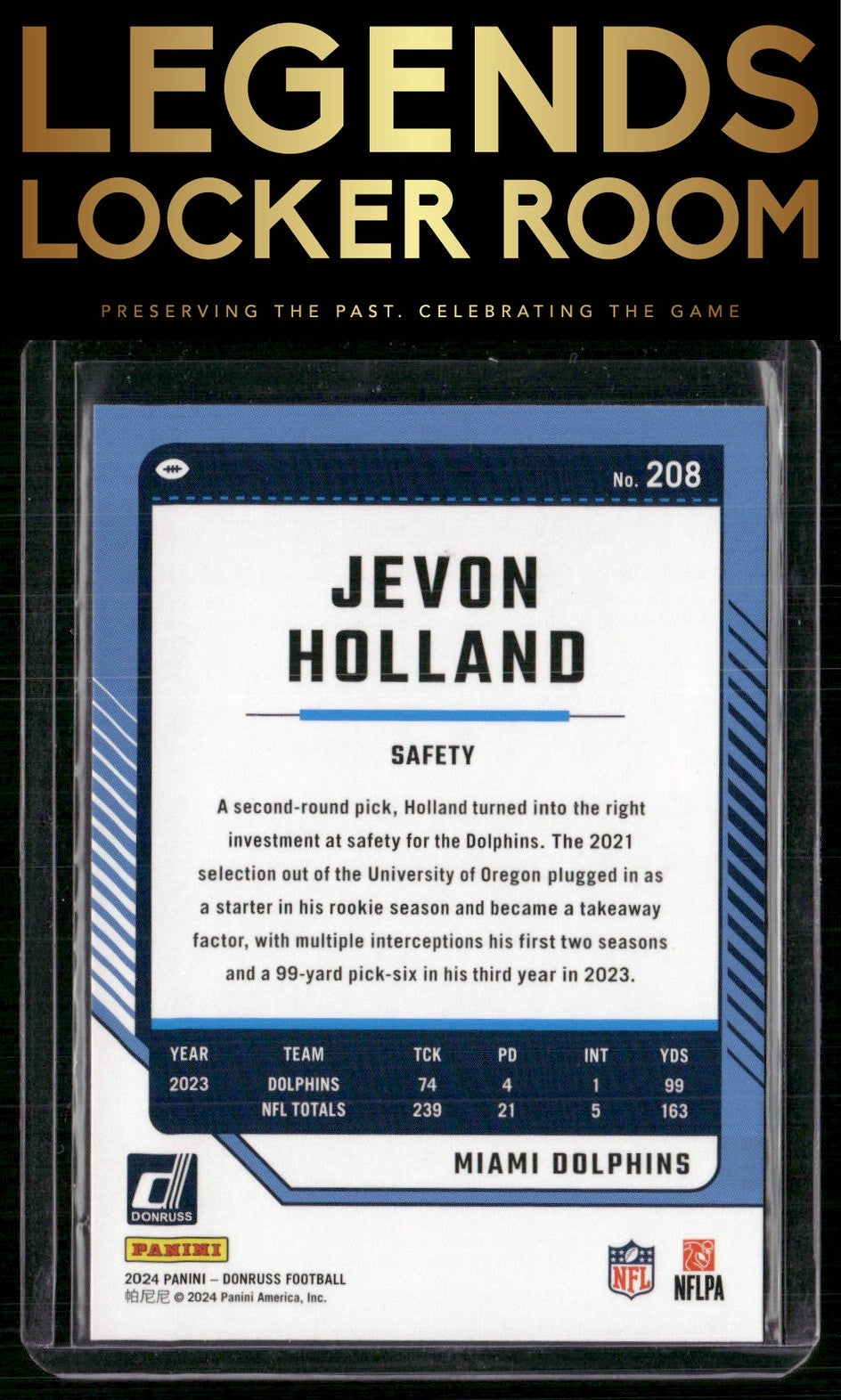 2024 Donruss #208 Jevon Holland Press Proof Red