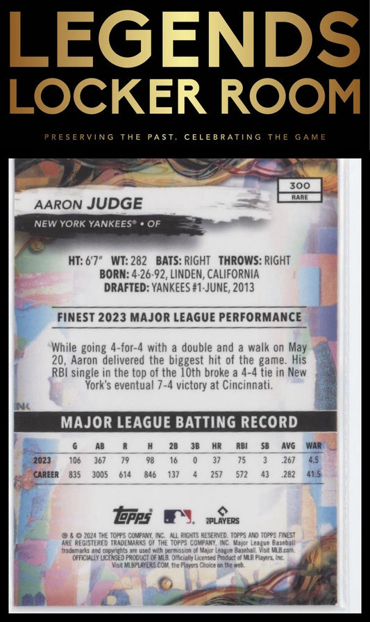 2024 Finest #300 Aaron Judge
