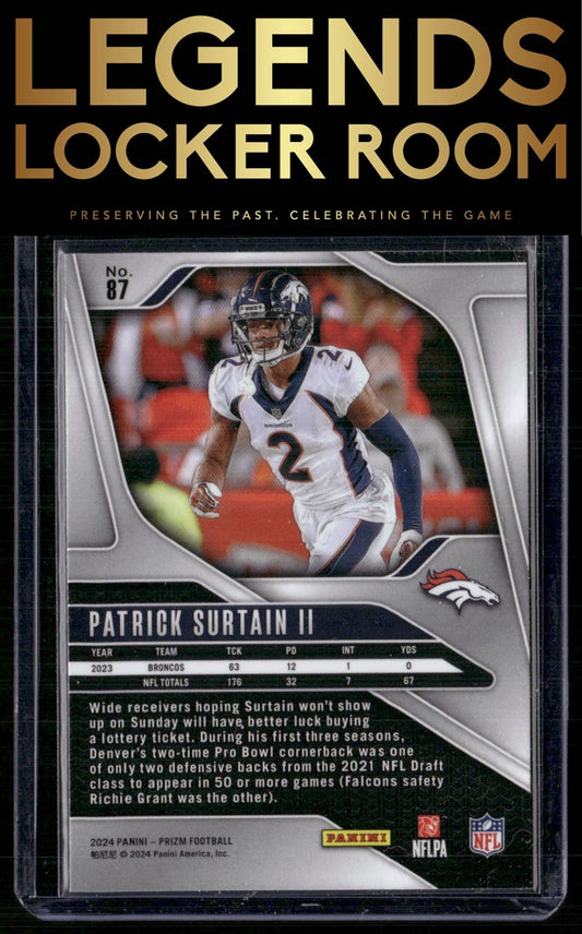 2024 Panini Prizm #87 Patrick Surtain II