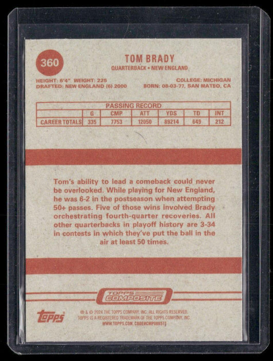 2023 Topps Composite #360 Tom Brady