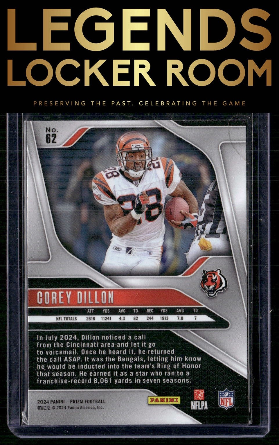 2024 Panini Prizm #62 Corey Dillon