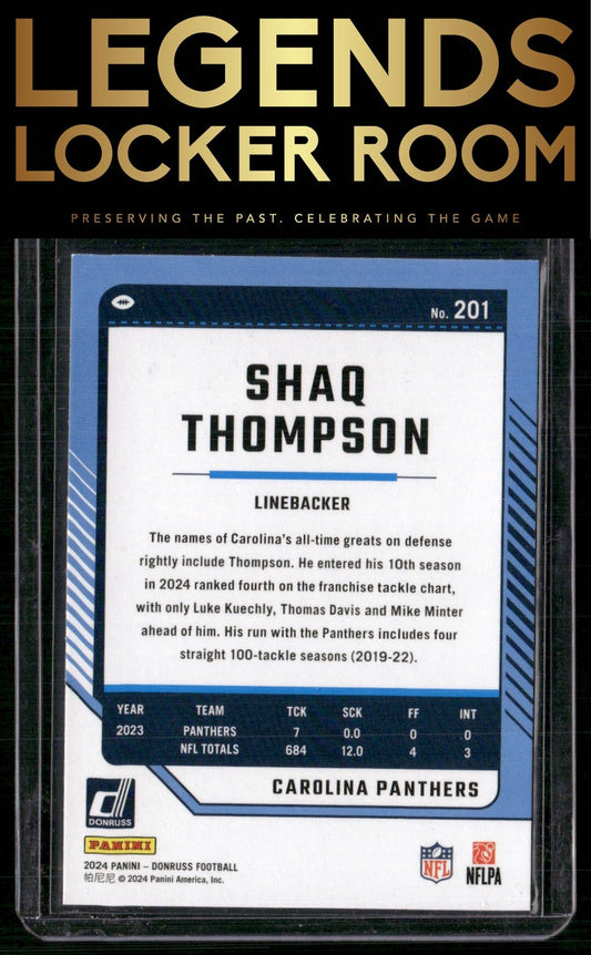 2024 Donruss #201 Shaq Thompson