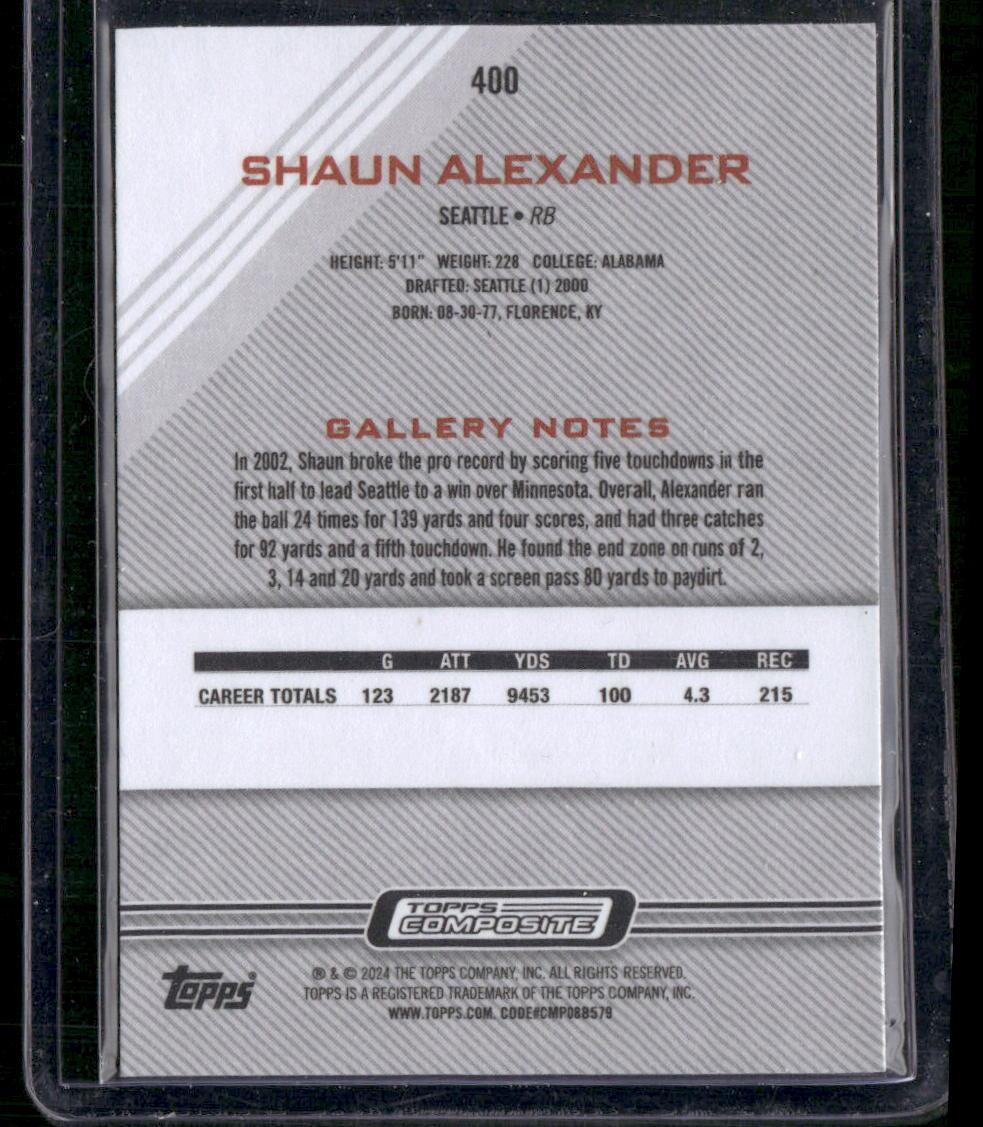 2023 Topps Composite #400 Shaun Alexander
