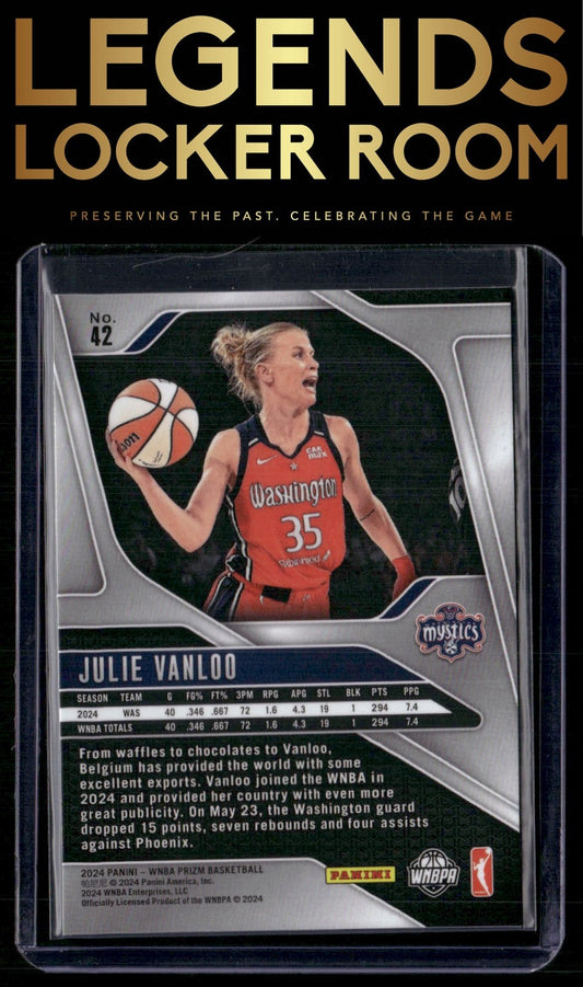 2024 Panini Prizm WNBA #42 Julie Vanloo