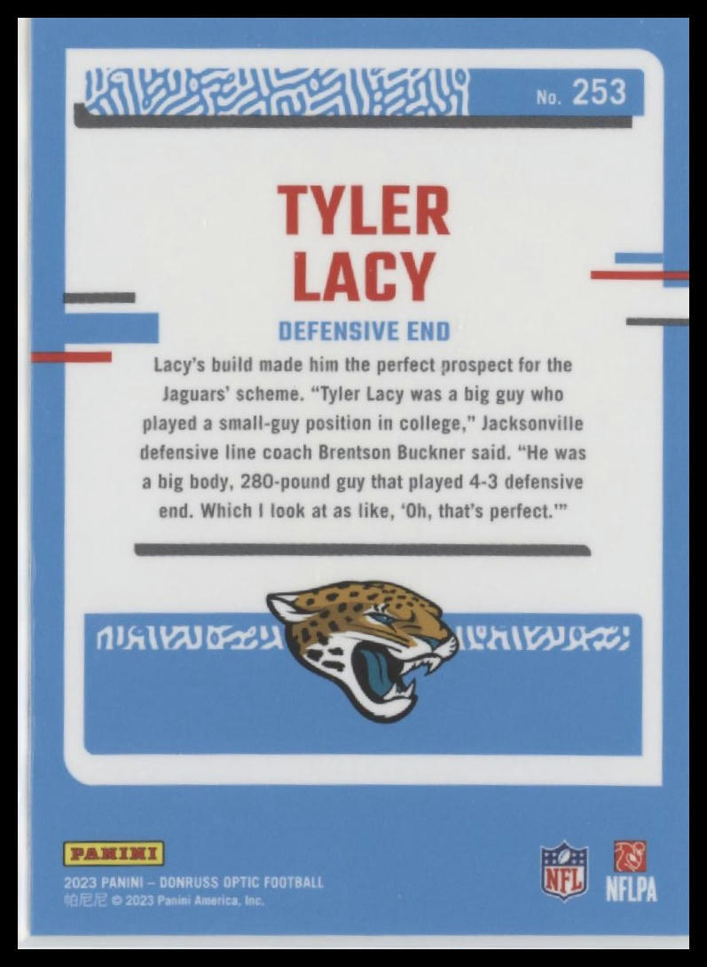 2023 Donruss Optic #253 Tyler Lacy