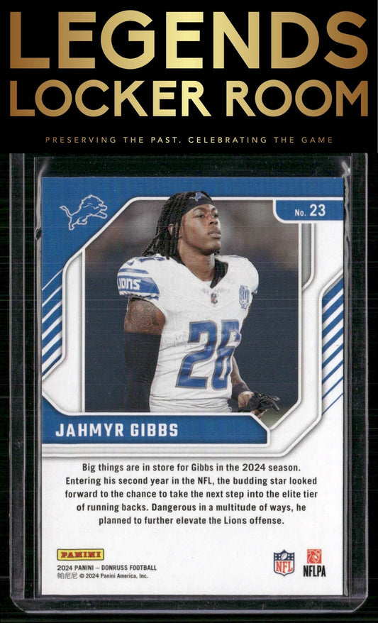 2024 Donruss #23 Jahmyr Gibbs The Elite Series