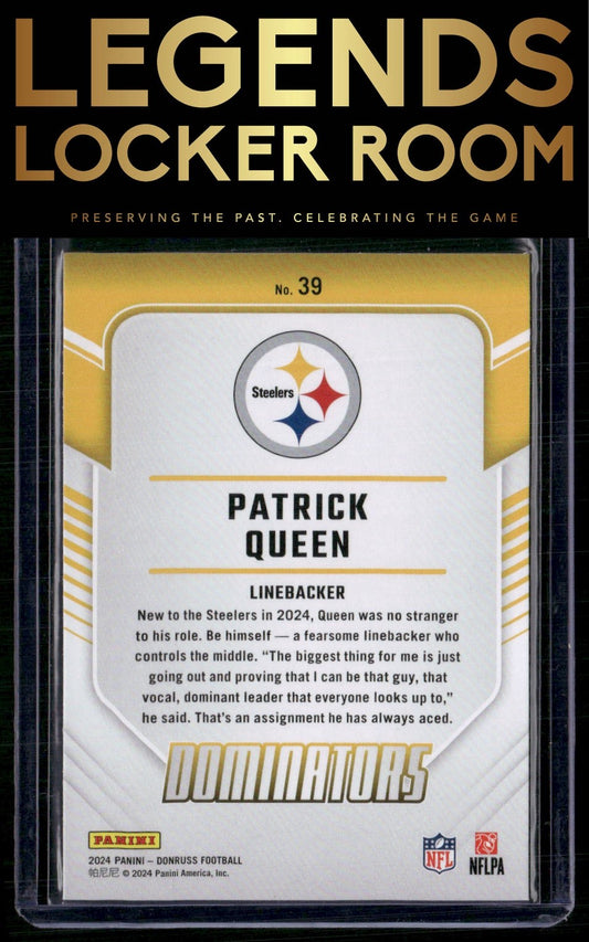 2024 Donruss #39 Patrick Queen Dominators