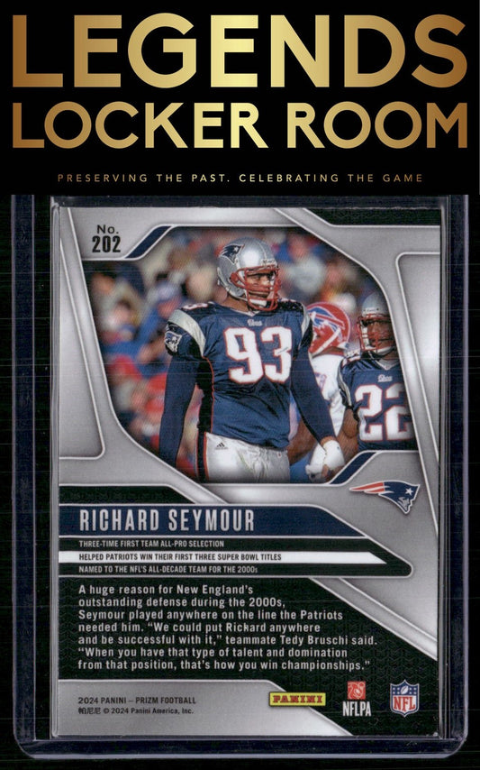 2024 Panini Prizm #202 Richard Seymour