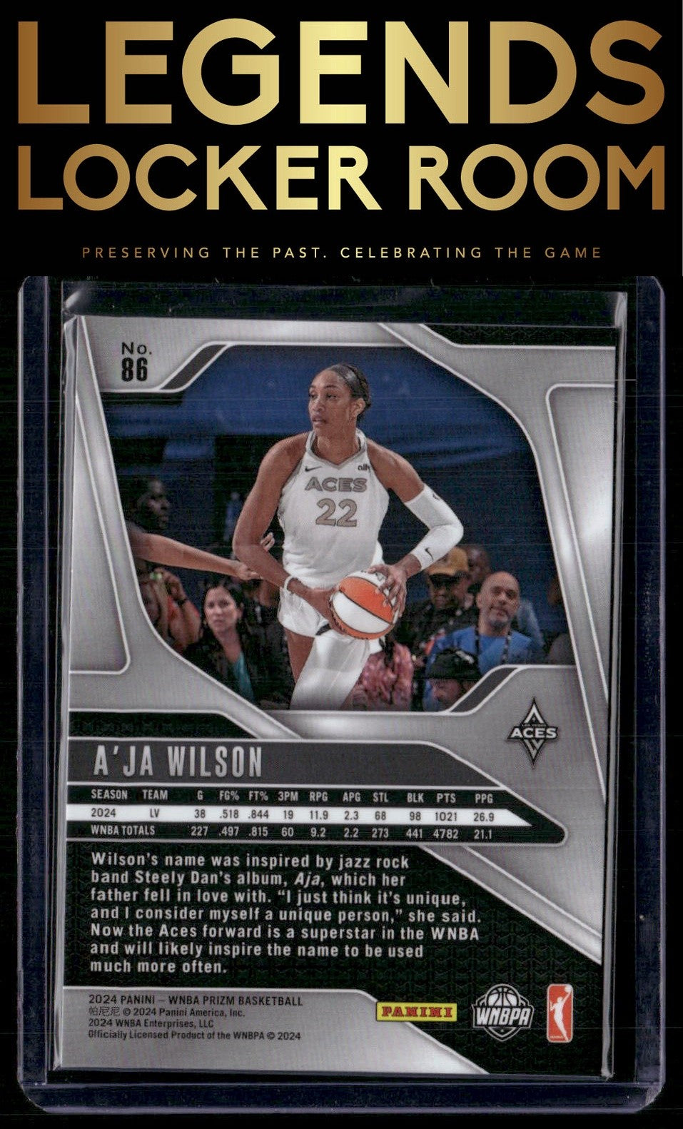 2024 Panini Prizm WNBA #86 A'ja Wilson