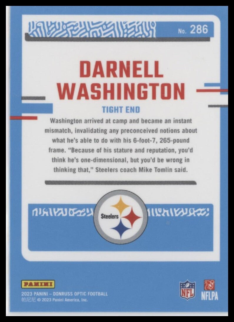 2023 Donruss Optic #286 Darnell Washington