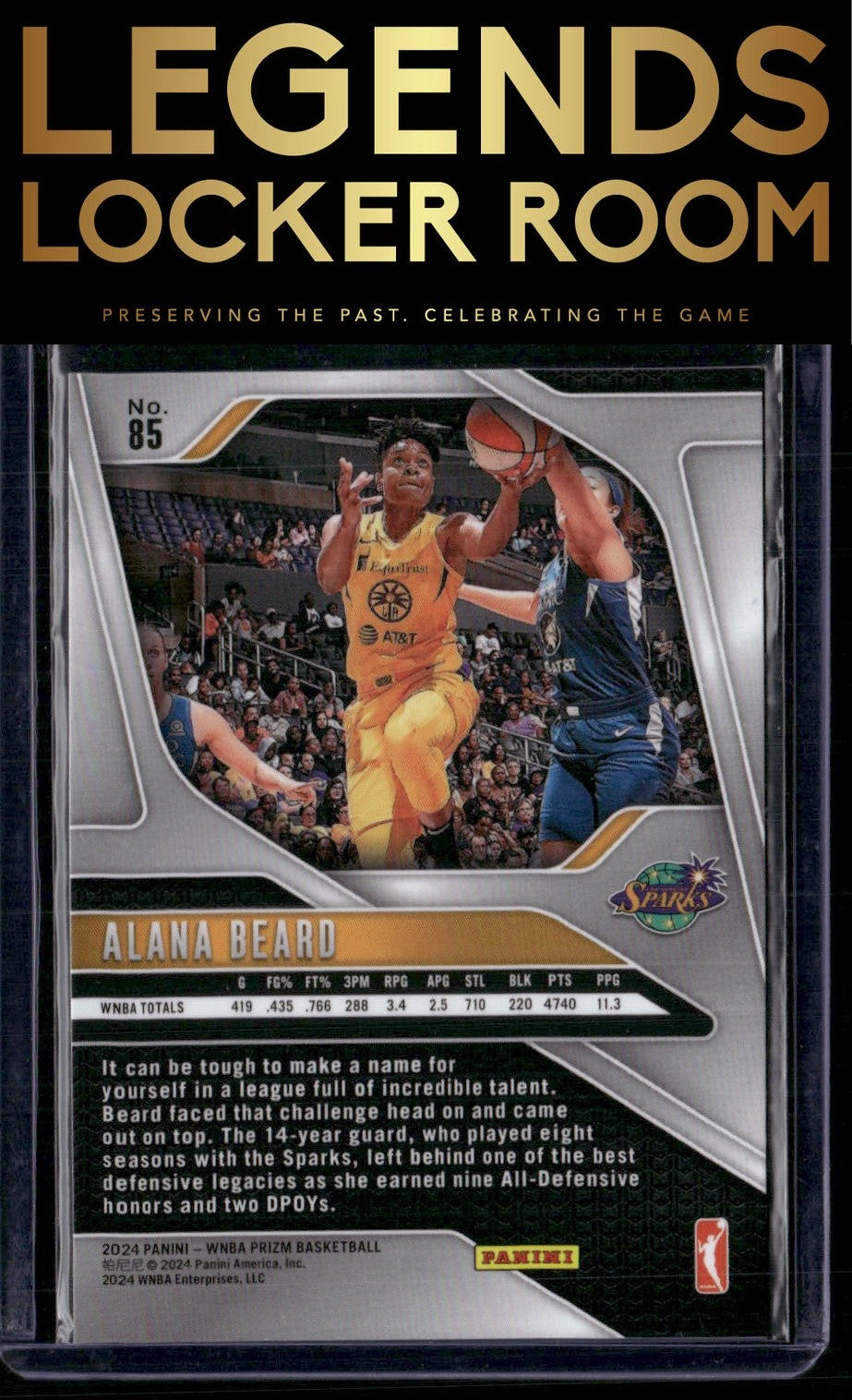 2024 Panini Prizm WNBA #85 Alana Beard