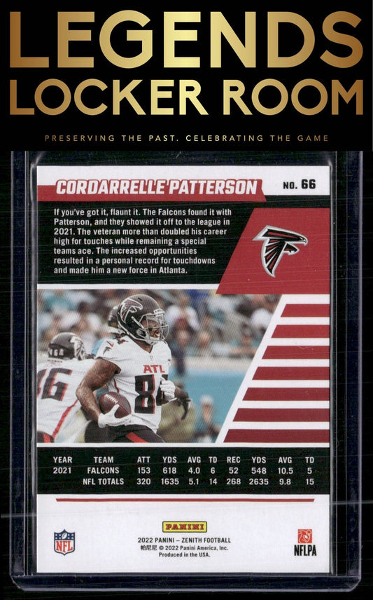 2022 Zenith #66 Cordarrelle Patterson Retail