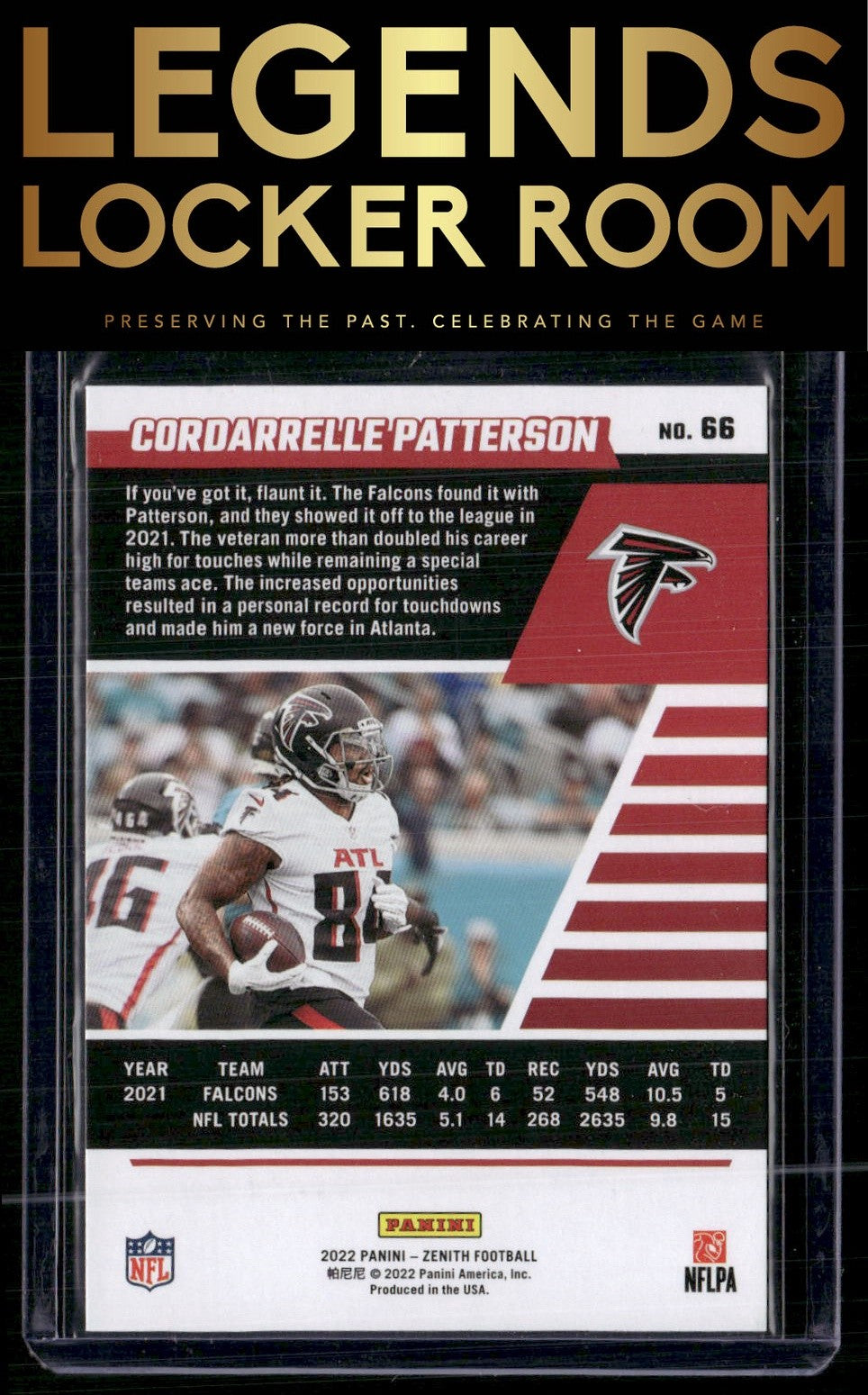 2022 Zenith #66 Cordarrelle Patterson Retail