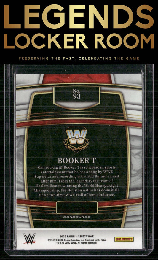 2022 Panini Select WWE #93 Booker T