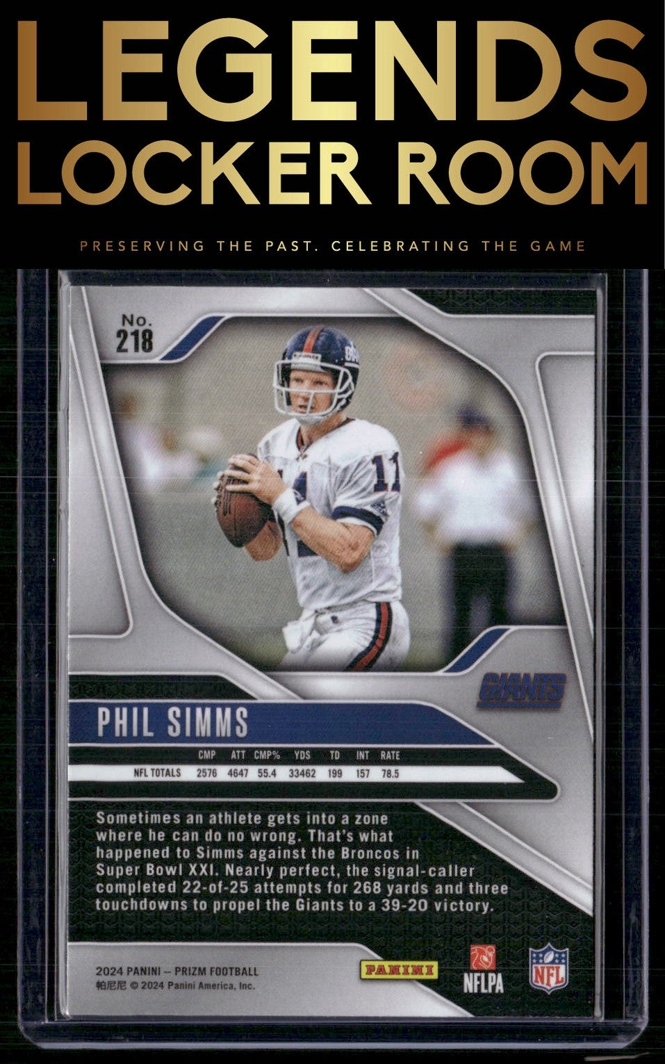 2024 Panini Prizm #218 Phil Simms