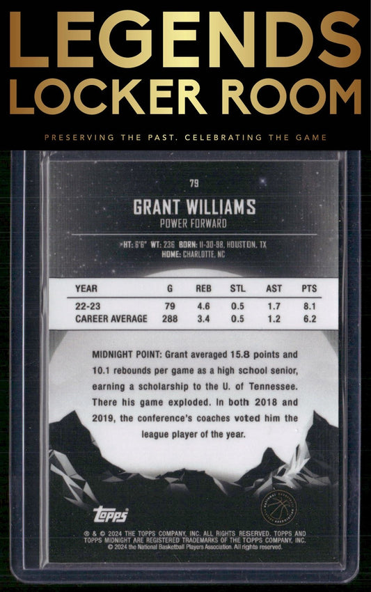 2023-24 Topps Midnight #79 Grant Williams