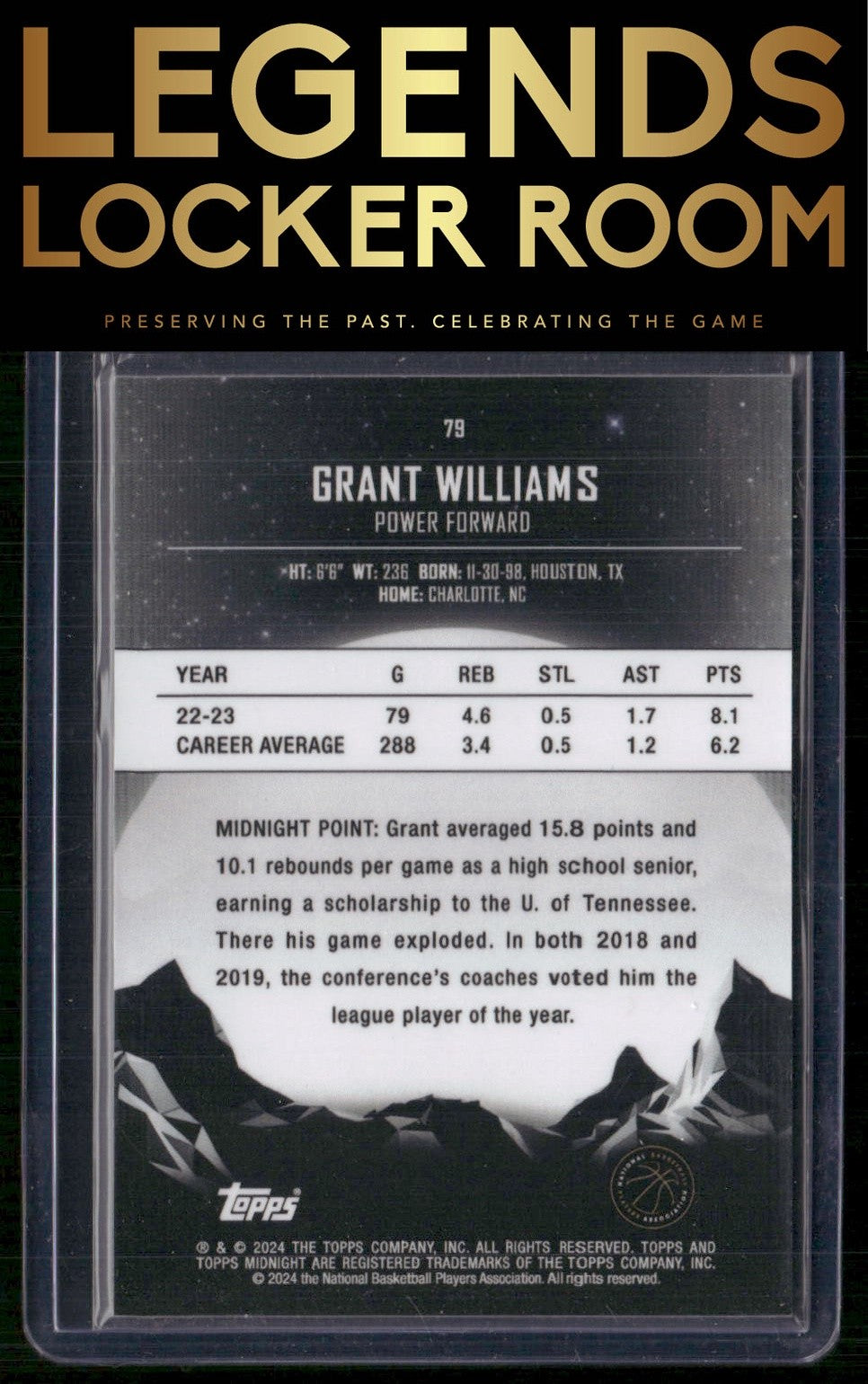 2023-24 Topps Midnight #79 Grant Williams