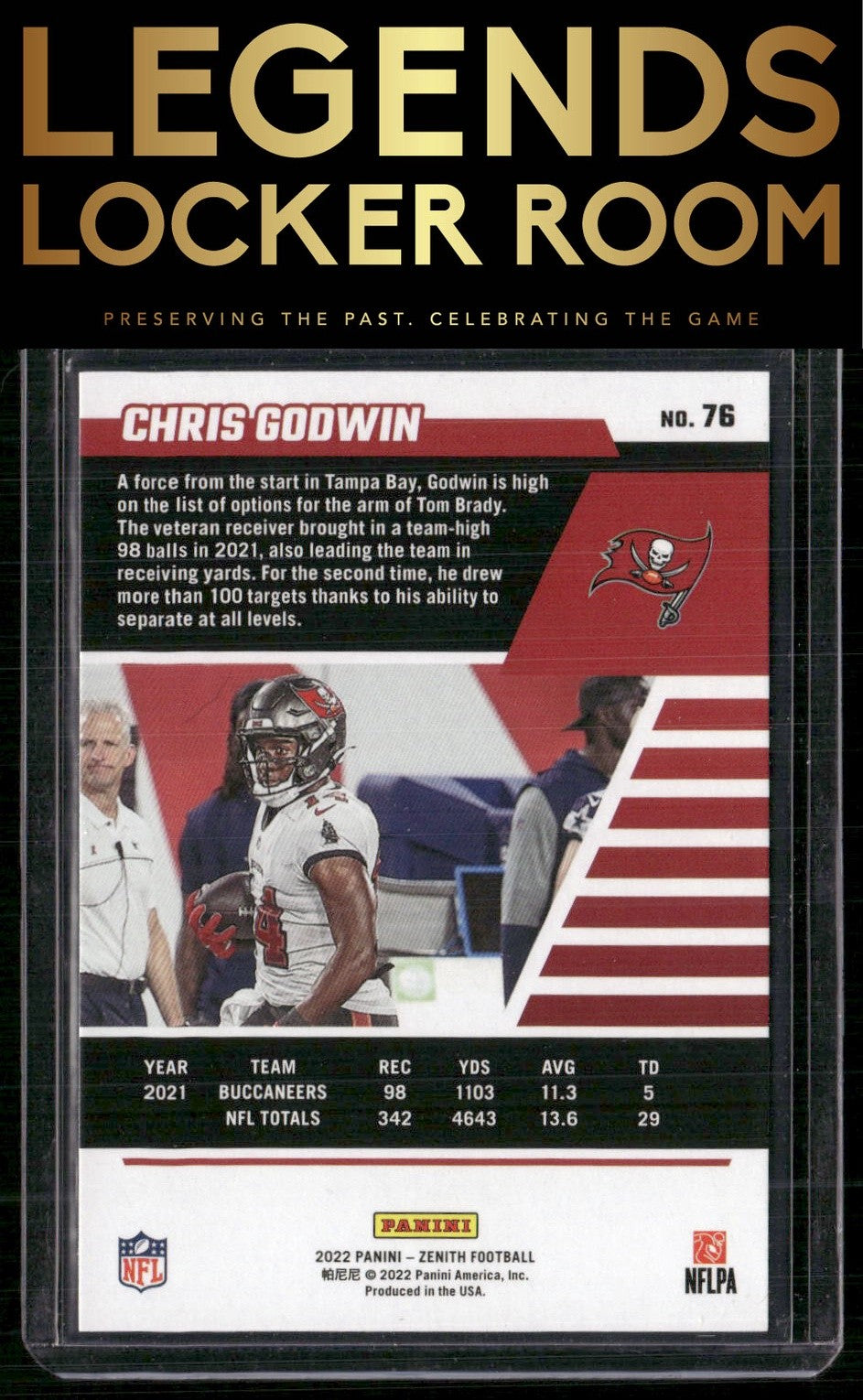 2022 Zenith #76 Chris Godwin Retail