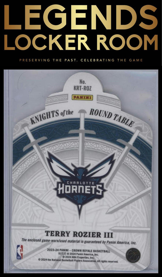 2023-24 Panini Crown Royale #KRT-ROZ Terry Rozier III Knights of the Round Table