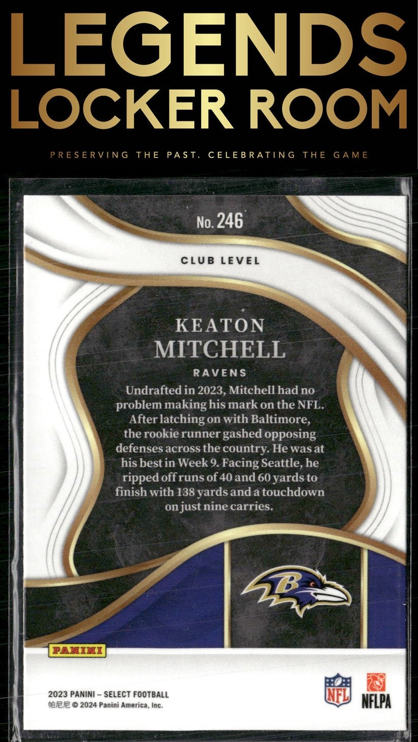 2023 Panini Select #246 Keaton Mitchell