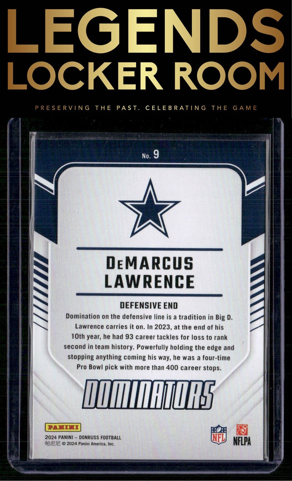 2024 Donruss #9 DeMarcus Lawrence Dominators