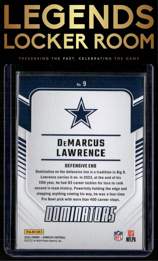 2024 Donruss #9 DeMarcus Lawrence Dominators