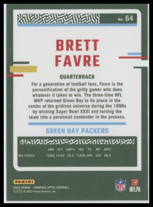2023 Donruss Optic #64 Brett Favre