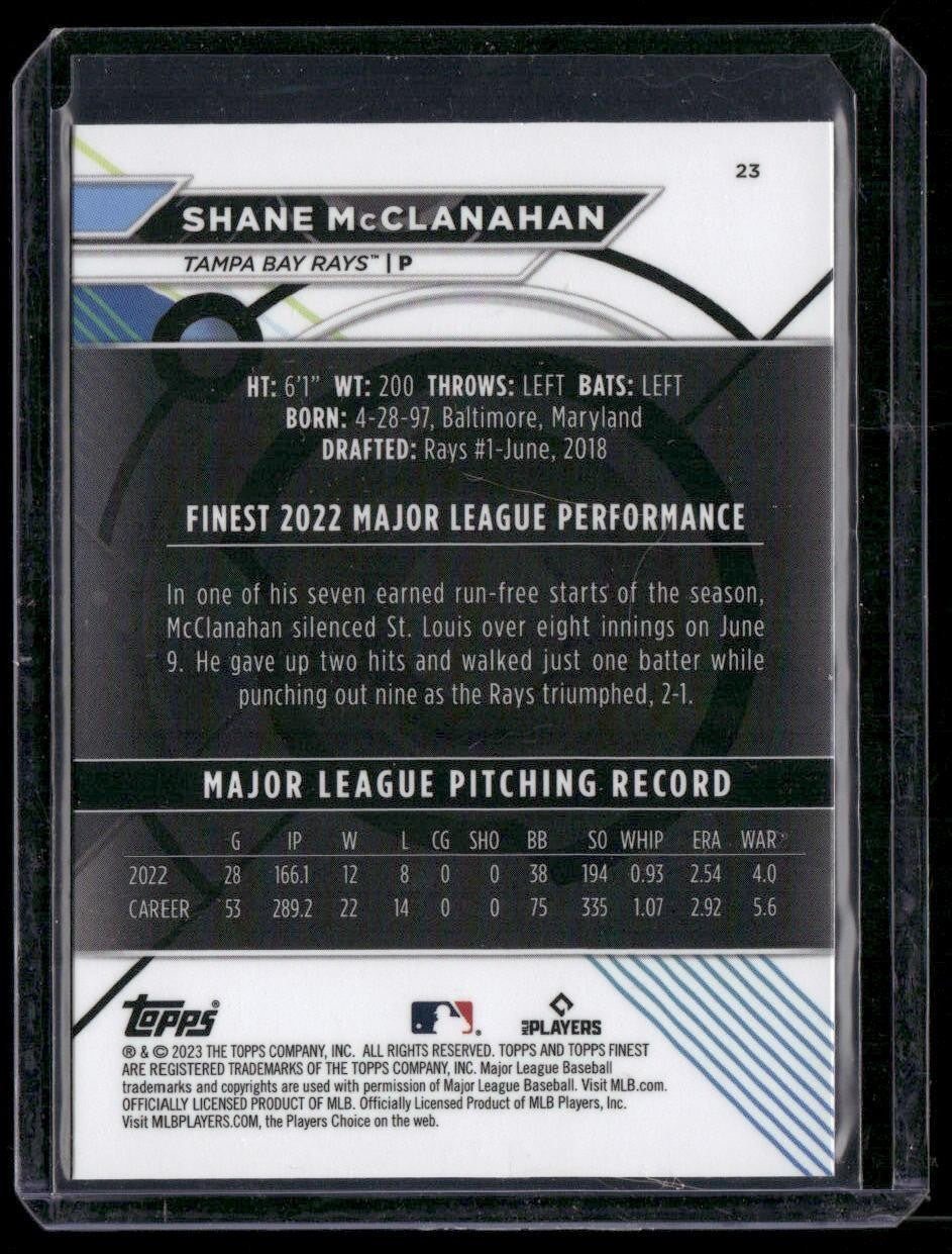 2023 Finest #23 Shane McClanahan