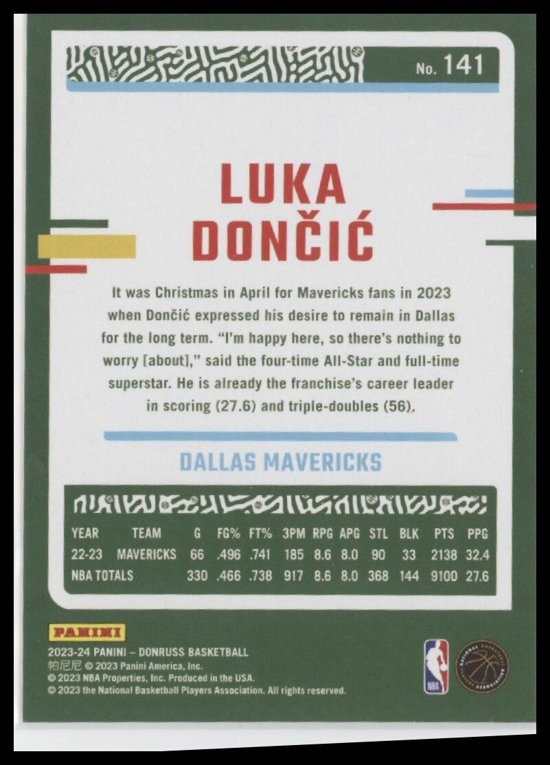 2023-24 Donruss #141 Luka Doncic
