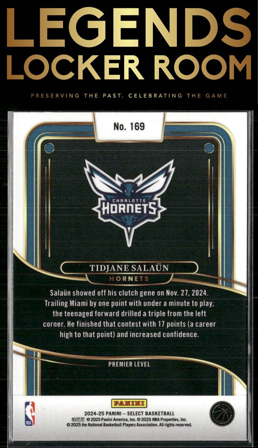 2024-25 Panini Select #169 Tidjane Salaun