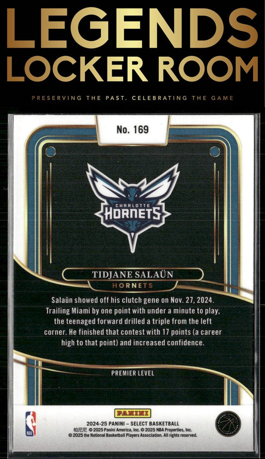 2024-25 Panini Select #169 Tidjane Salaun