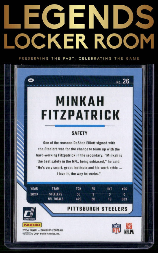 2024 Donruss #26 Minkah Fitzpatrick