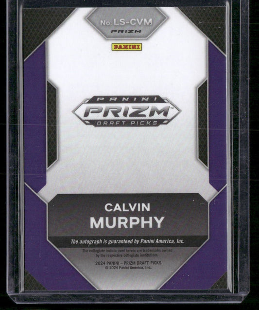 2024 Panini Prizm Draft Picks Calvin Murphy Legacy Signatures Prizms Hyper