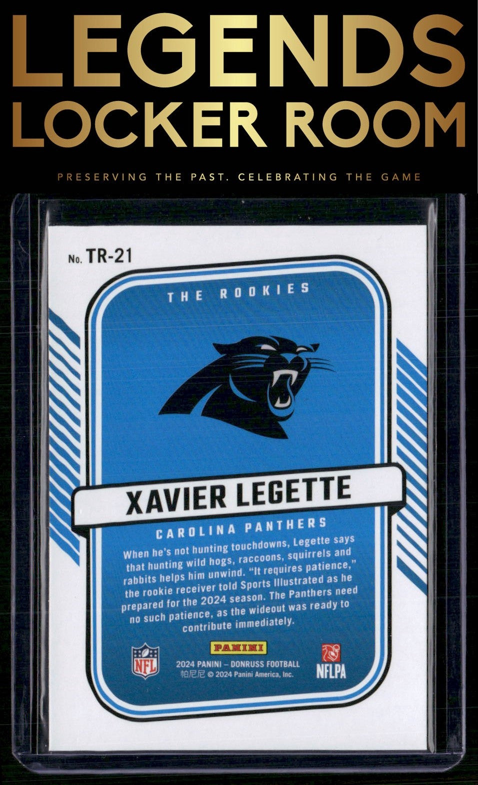 2024 Donruss #TR-21 Xavier Legette The Rookies
