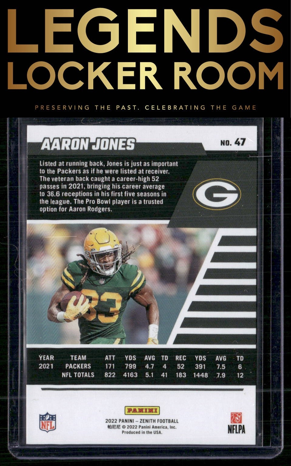 2022 Zenith #47 Aaron Jones Retail