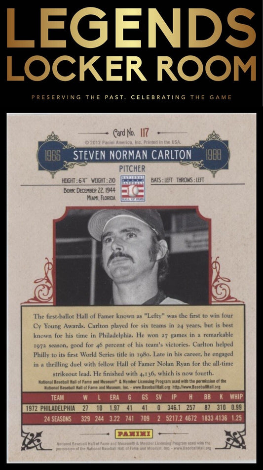 2012 Panini Cooperstown #117 Steve Carlton