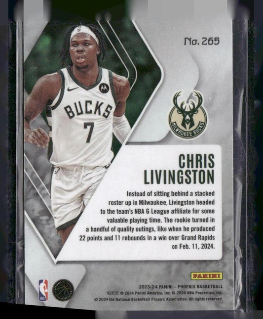 2023-24 Panini Phoenix #265 Chris Livingston